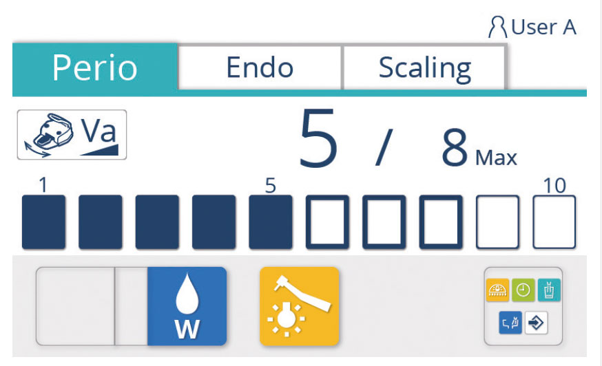 Scaler screen