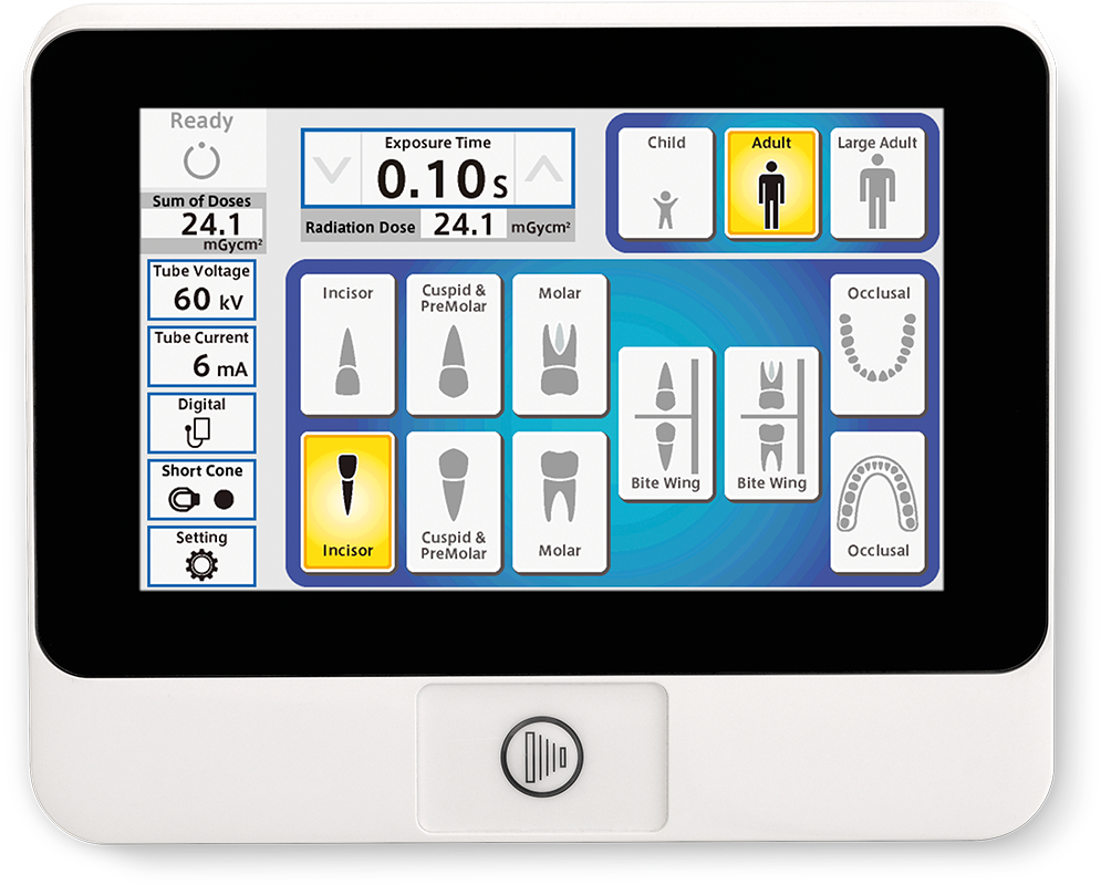 Touchscreen control panel for Belmont Touch